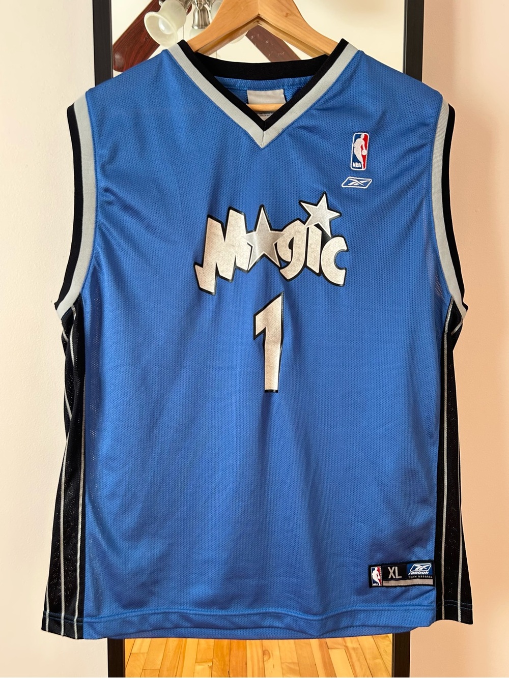 Vintage Y2K Orlando Magic 🏀 Tracy McGrady Reebok Basketball Jersey NBA